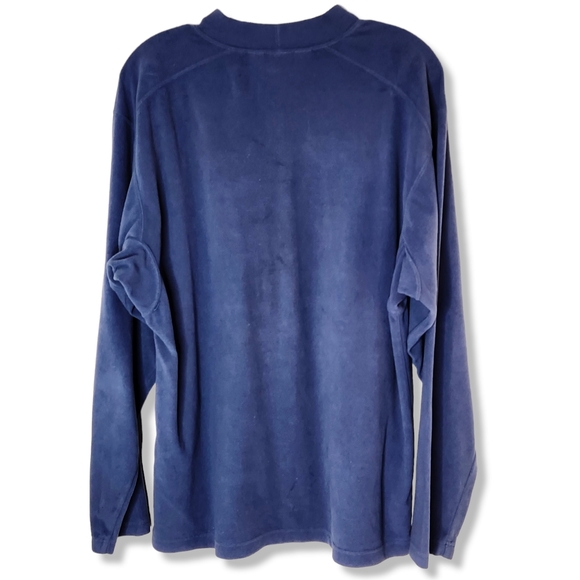 Columbia Men's Blue Long Sleeve Lightweight Fleece Large - Picture 3 of 6
